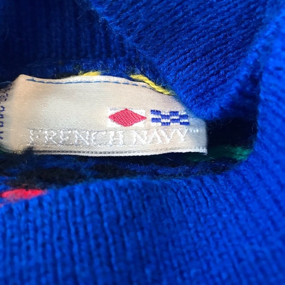 - Vintage French Navy sweater - Picture 12 of 12